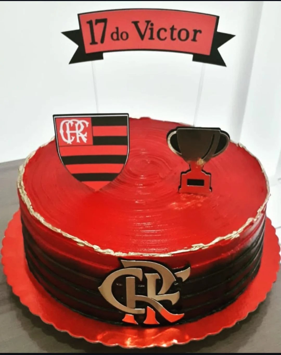 Bolo tema Flamengo